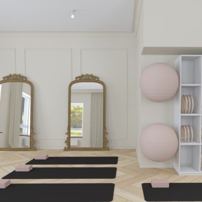 sala ćwiczeń, studio jogi